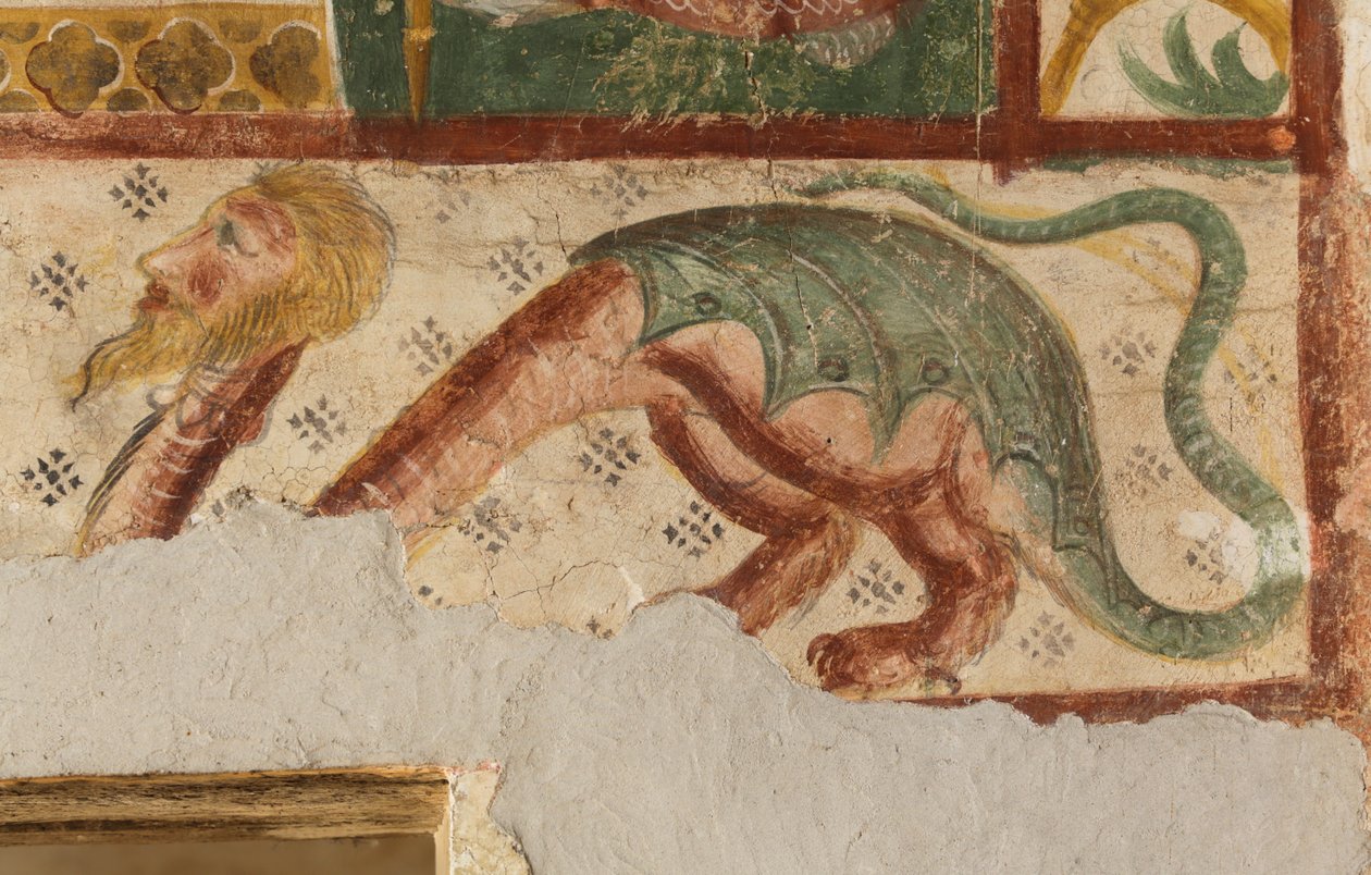 Abtei Saint Maria in Sylvis, Kirche, Fresko, Sesto al Reghena, Friaul, Italien von Benjamin Baud