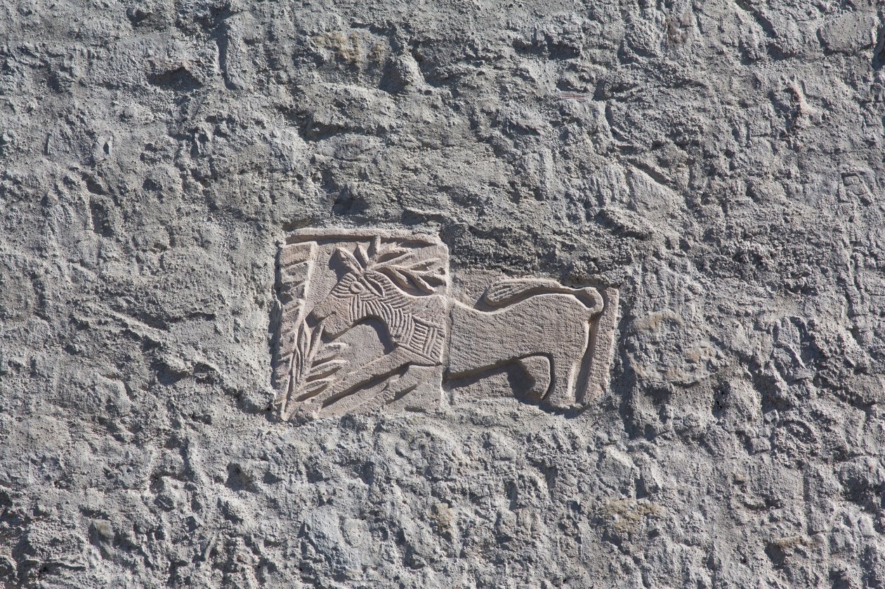 Kuppel von Sankt Mauro, Kirche, Flachrelief, Maniago, Friaul, Italien von Unbekannt