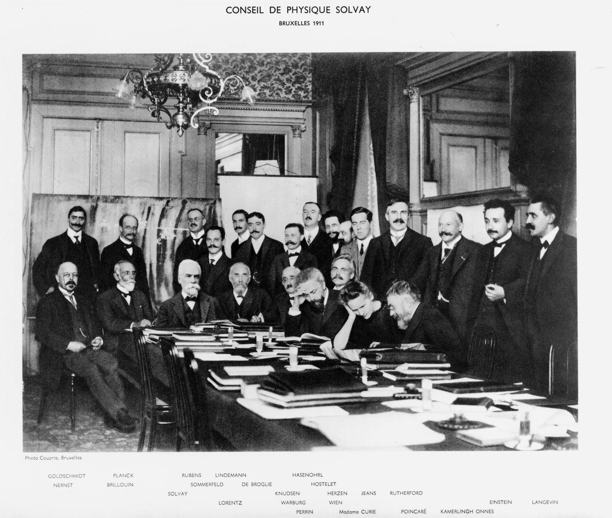 Solvay-Konferenz, Brüssel von Unbekannt