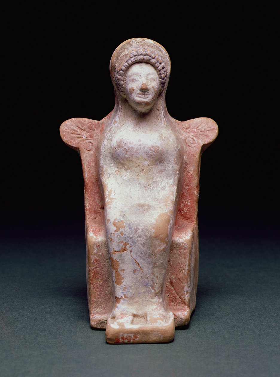 Die Göttin Athena, griechisch, ca. 490 v. Chr. von Unbekannt