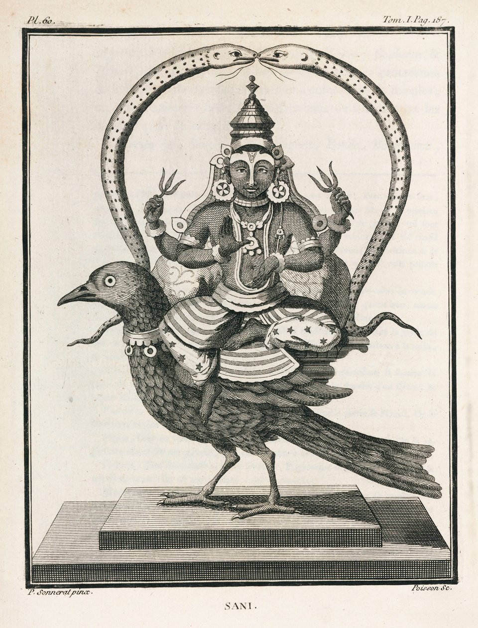 Der hinduistische Gott Sani von Unbekannt