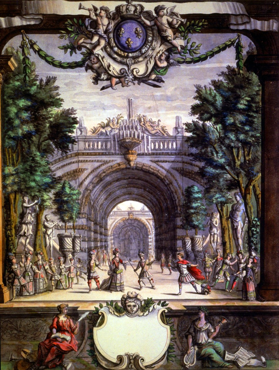 Die Vergnügungen des Königs, Ballett für König Ludwig XIV. in Versailles von Unbekannter Künstler