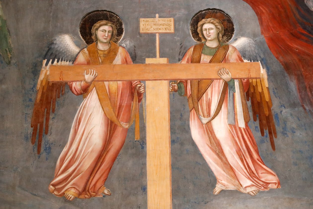 Die Scrovegni-Kapelle. Fresko von Giotto von Unbekannter Künstler