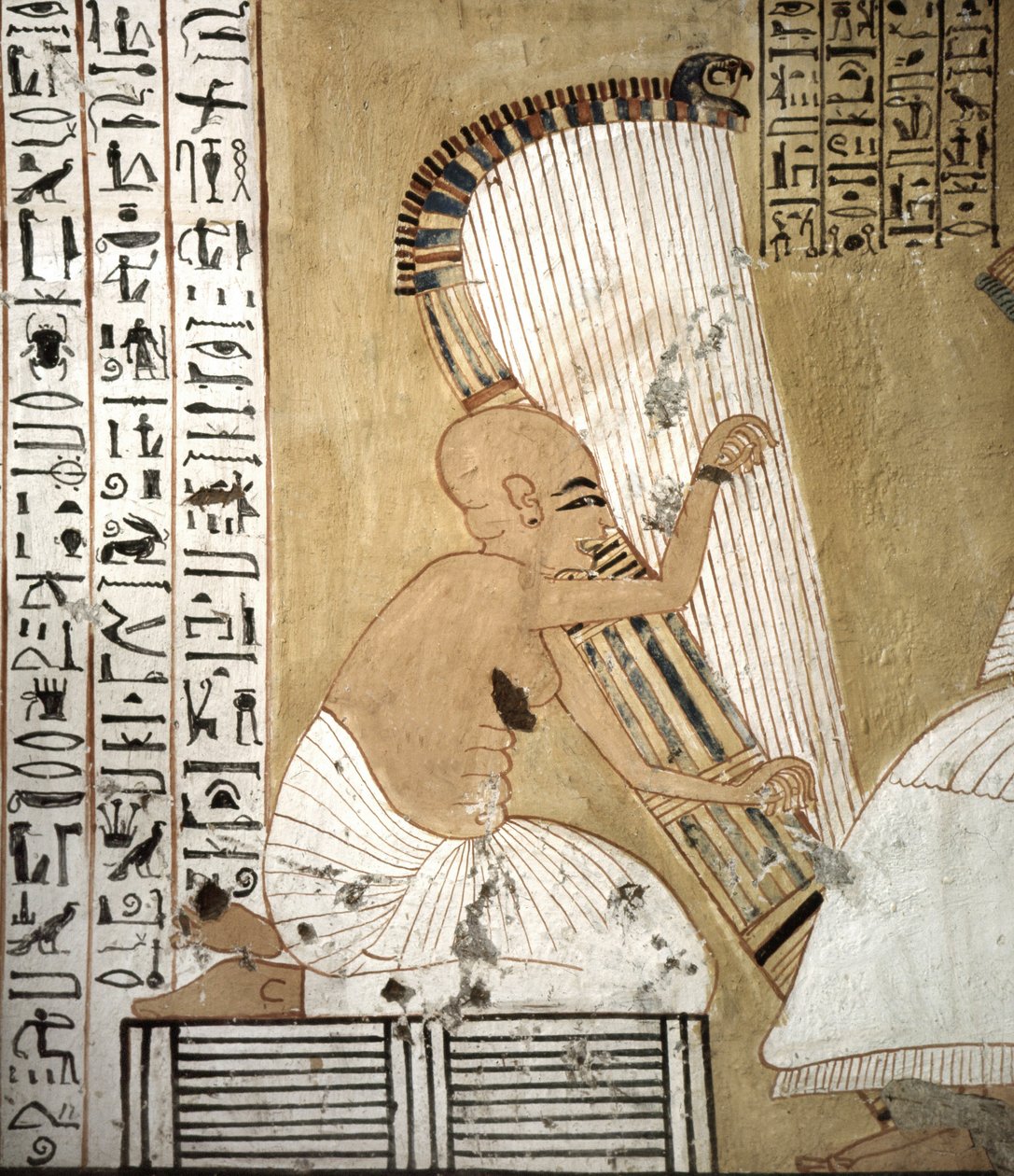 Gräber der Handwerker (Detail), Stätte von Deir El Medineh in Luxor, Ägypten von Leopold Blonder