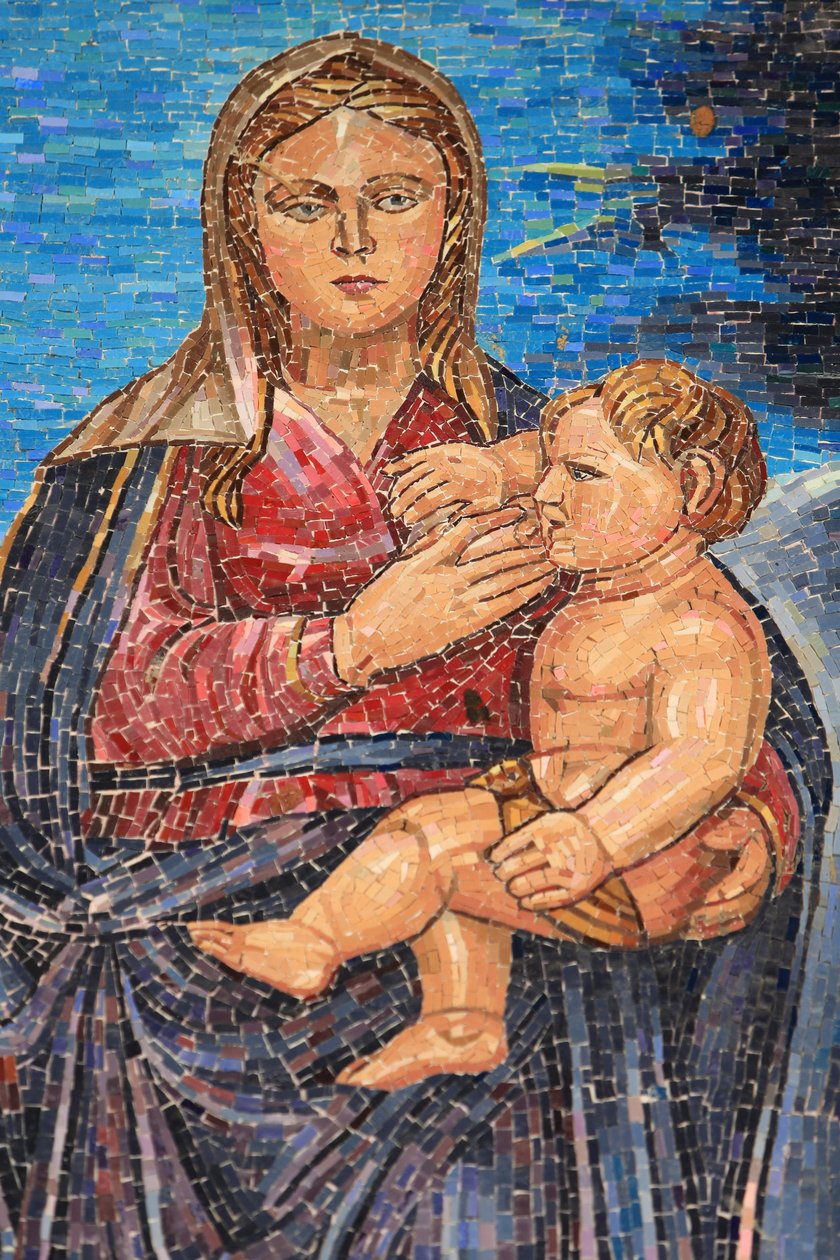 Jungfrau und Kind. Guatemala. Basilika der Verkündigung, Nazareth, Israel von Unbekannt