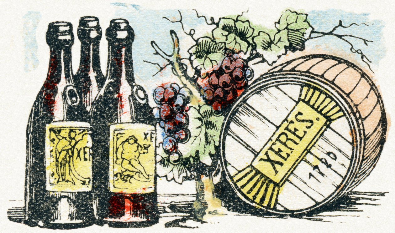 X - Xeres - Kinderunterhaltungsalphabet um 1890 (Lithographie) von Unbekannt