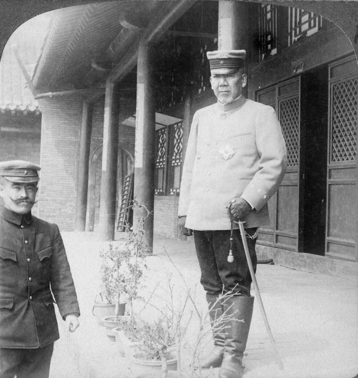 Feldmarschall Marquis Oyama Iwao, japanischer Soldat, Mukden, Mandschurei von Underwood and Underwood