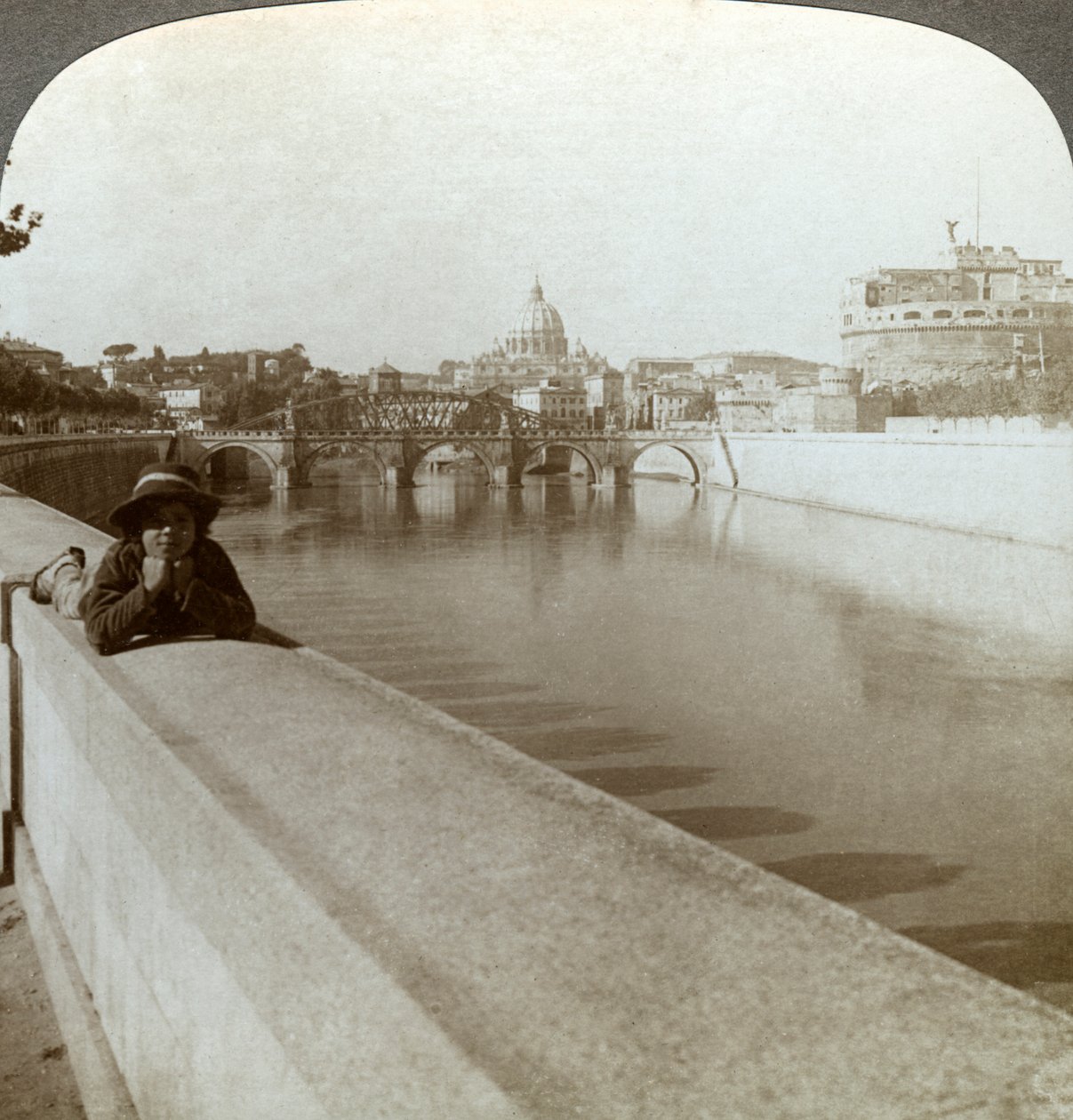 Der Fluss Tiber, Castel Sant