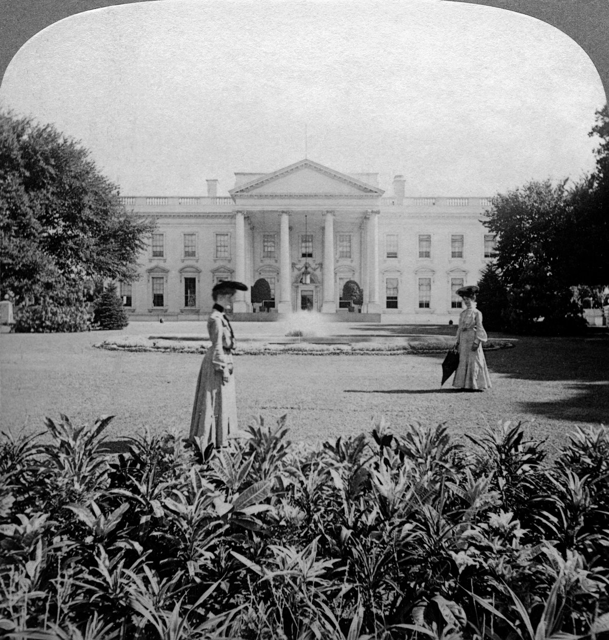 Das Weiße Haus, Washington DC, USA, um späte 19. Jahrhundert von Underwood and Underwood