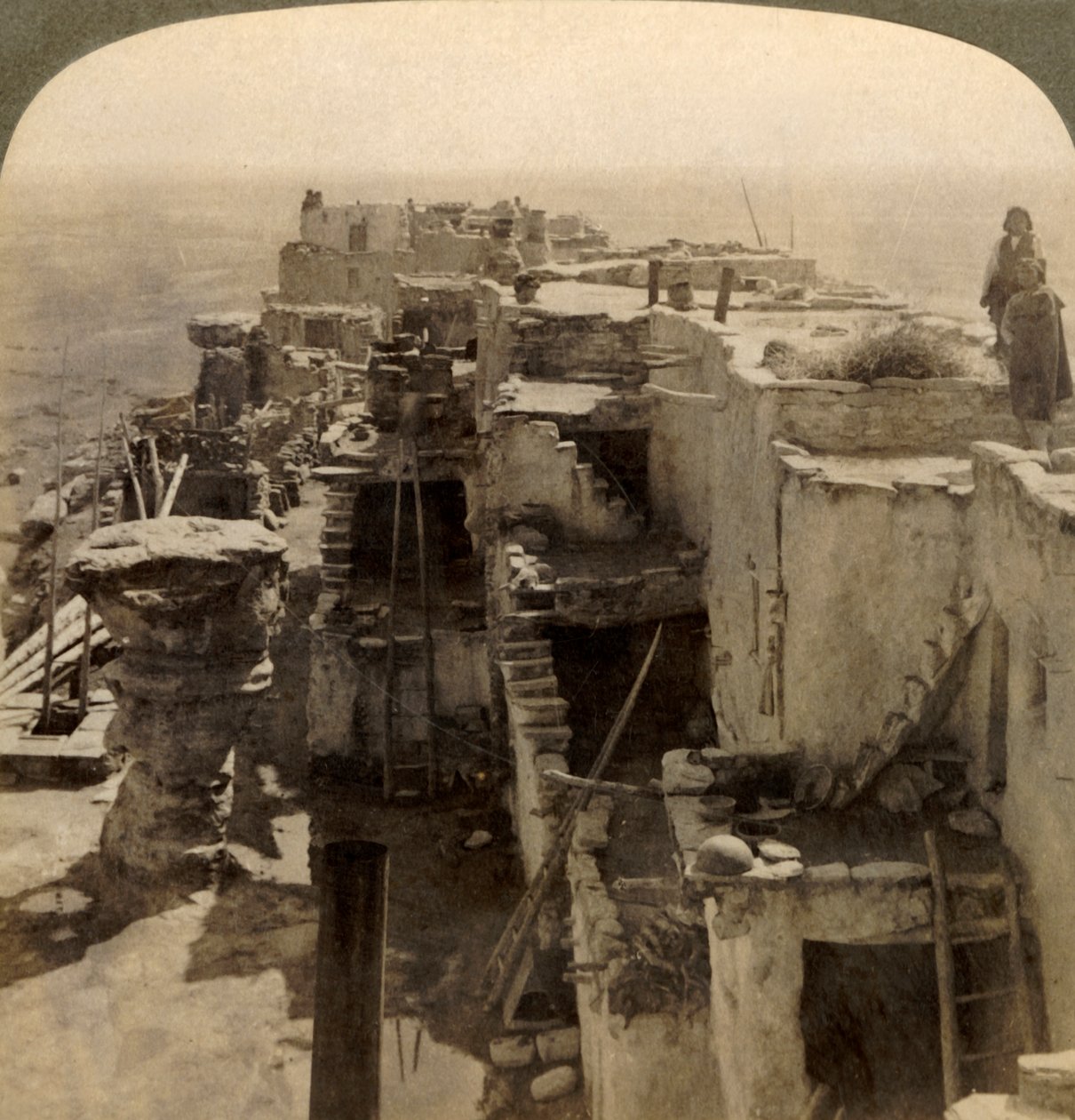 Wolpi... ein Häuptling der geheimnisvollen Moki-Rasse, Klippenbewohner, Arizona, USA, 1901 von Underwood and Underwood