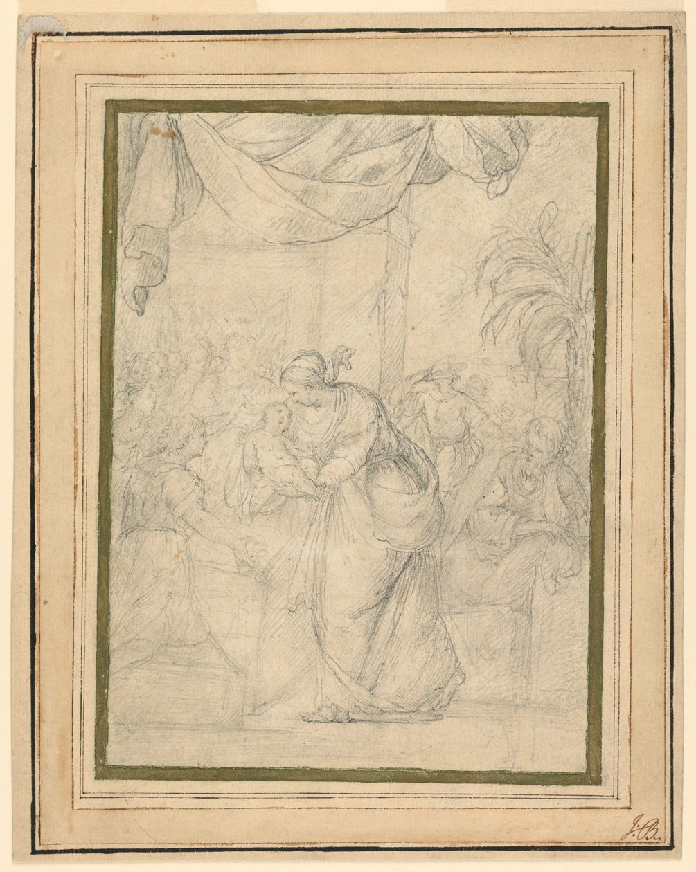 Darstellung des Christuskindes den Hirten von Unknown