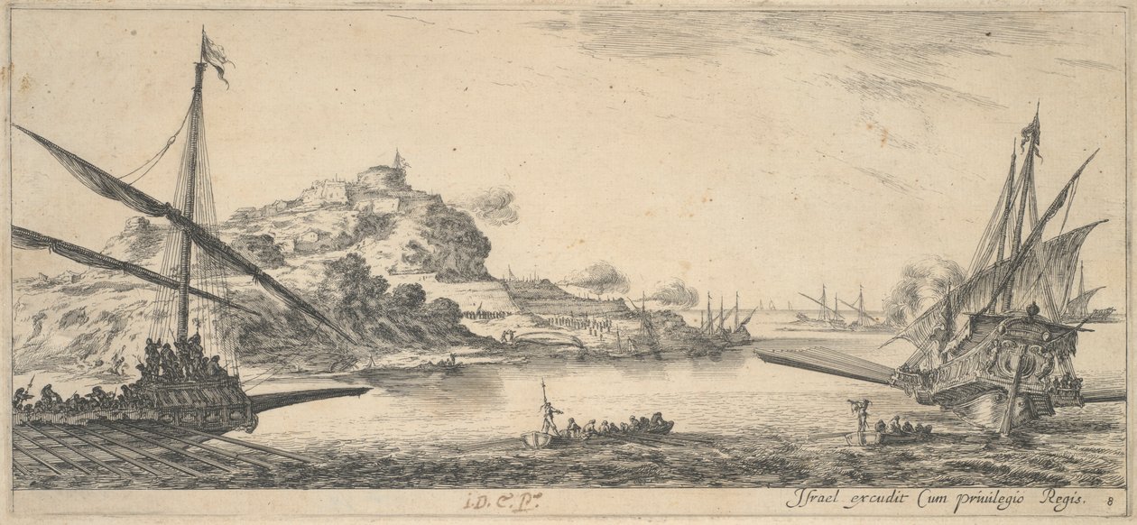 Schlachtenszene von Unknown
