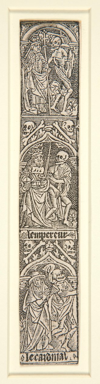 Totentanz, Rand des Stundenbuchs von Unknown