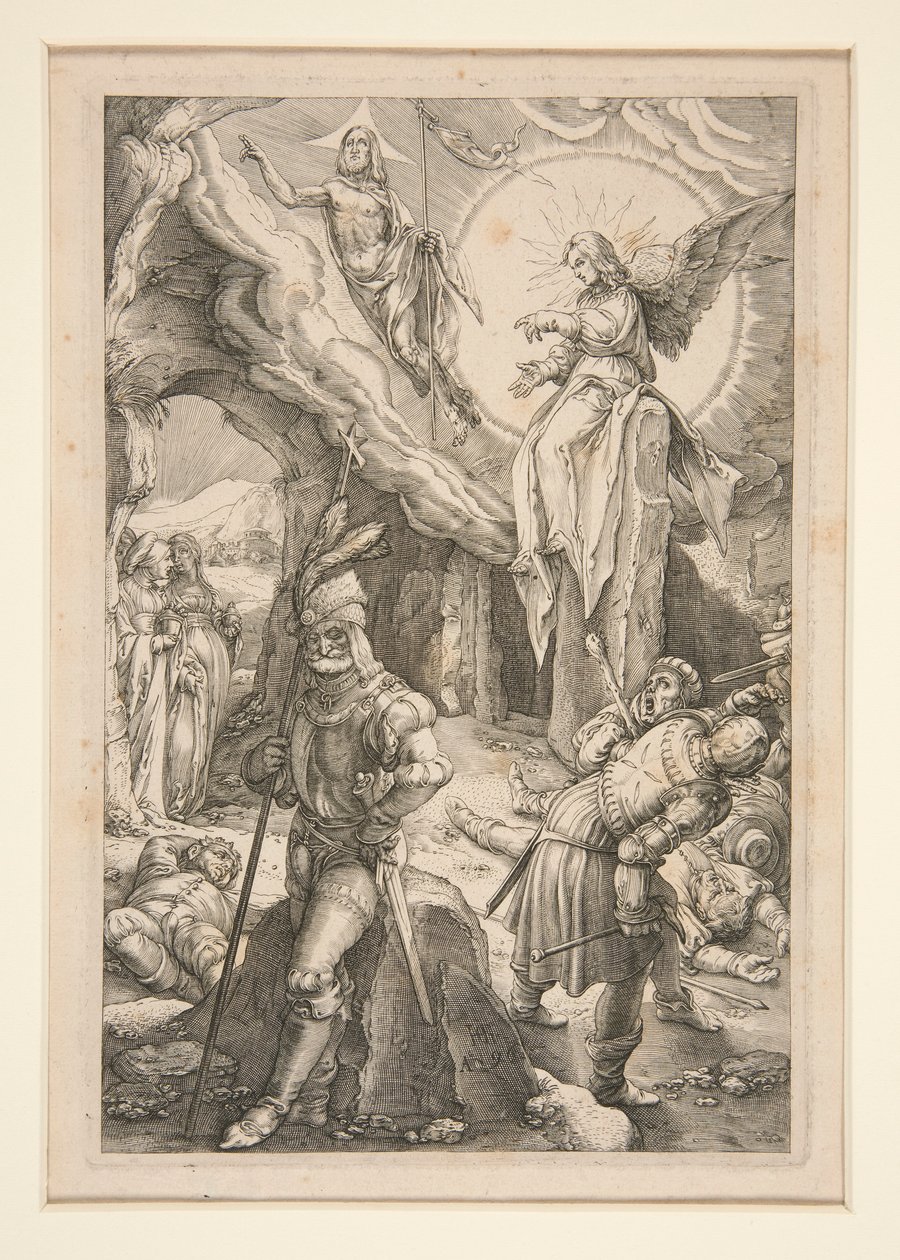 Die Auferstehung, #12 aus der Serie von 12 - Die Passion Christi von Unknown
