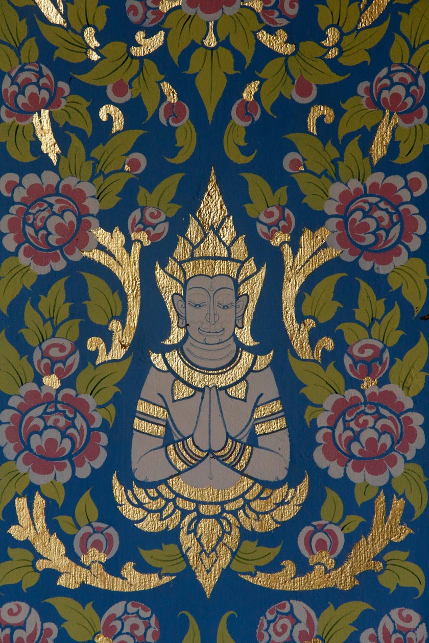 Wat Ampharam, Hua Hin. Tempeldekoration. Thailand. von Unknown