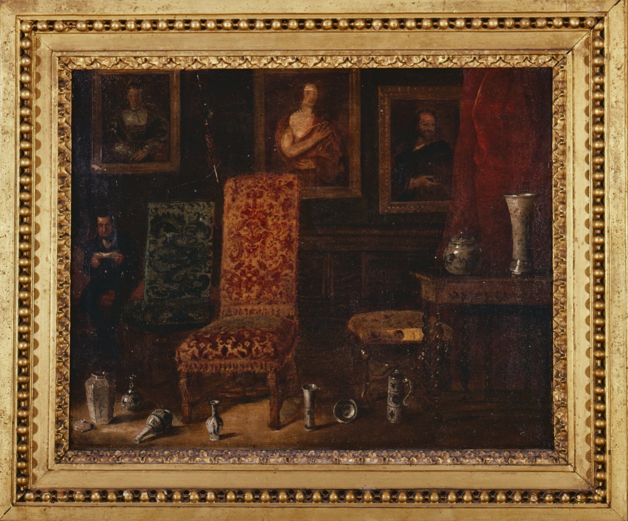 Innenraum aus dem 19. Jahrhundert von Unknown artist