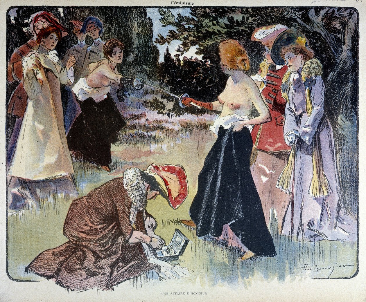 Eine Frage der Ehre: Duell der Frauen mit dem Schwert von Unknown artist