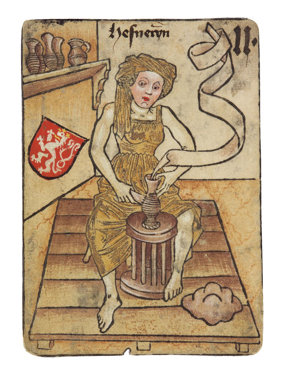 Ein Töpfer. Das Hofaemterspiel des Schlosses Ambras von Unknown artist
