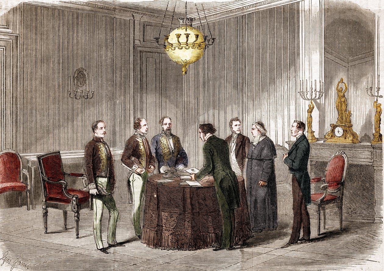 Annexion von Savoyen an Frankreich von Unknown artist
