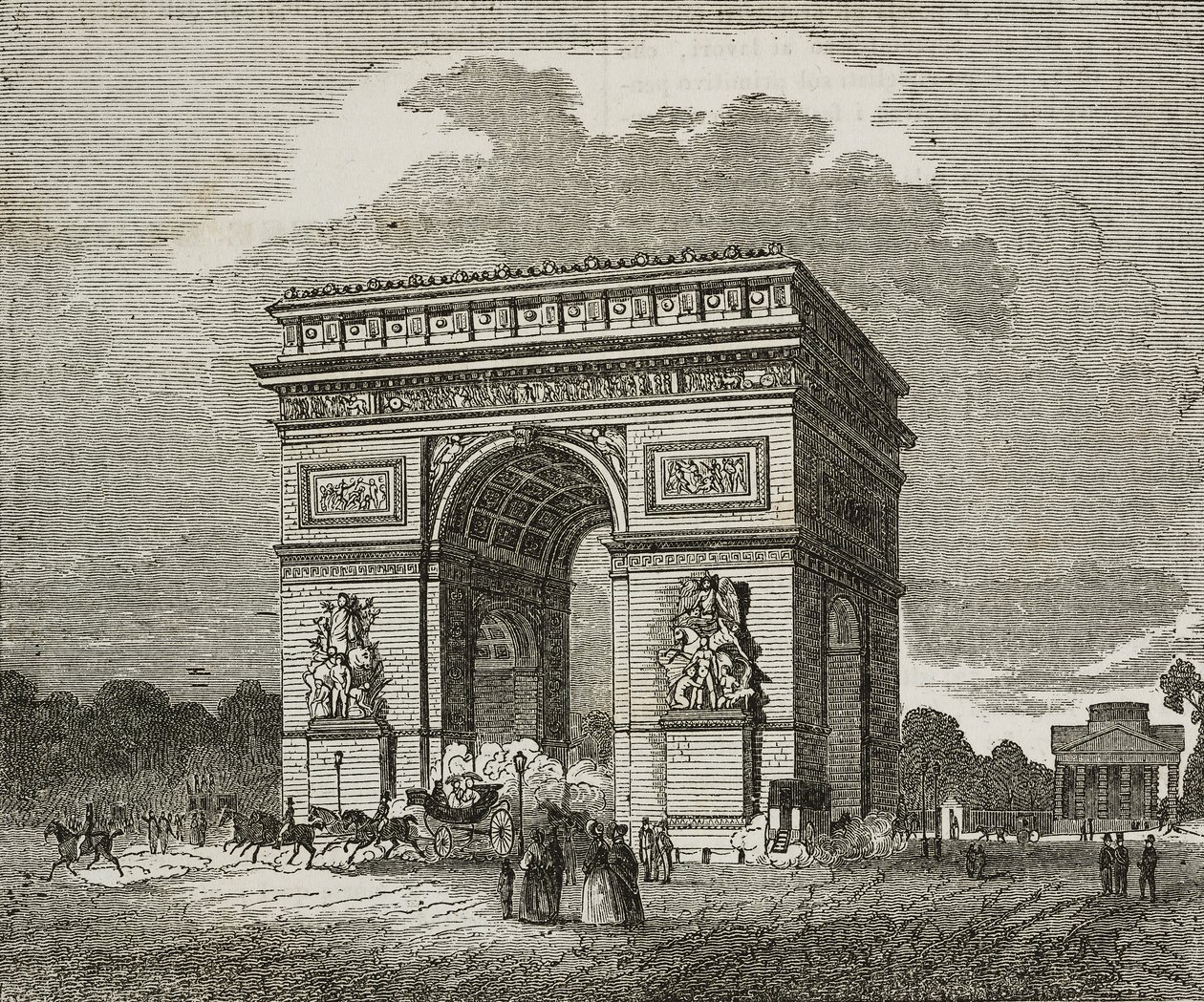 Triumphbogen, Paris, Frankreich von Unknown artist