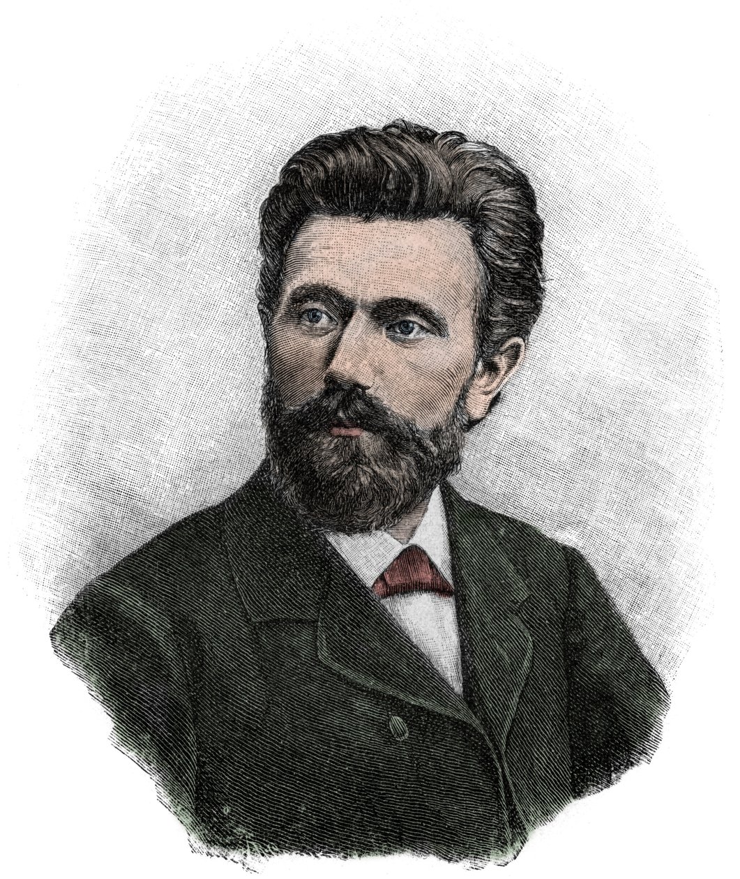 August Bebel (1840-1913), deutscher marxistischer Politiker und Schriftsteller - Porträt von August Bebel (1840-1913), deutscher Politiker von Unknown artist