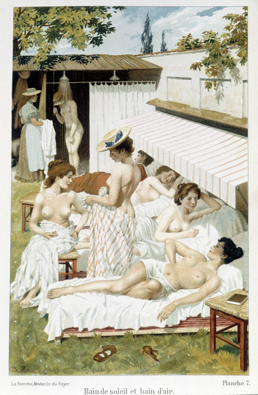 Sonnen- und Luftbad - in „Die Frau, Hausärztin“ von Unknown artist