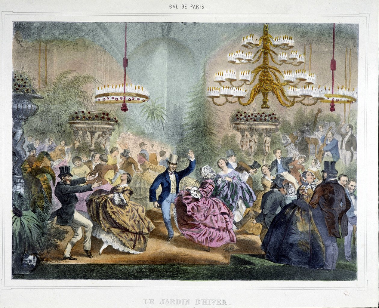 Ball im Wintergarten von Unknown artist