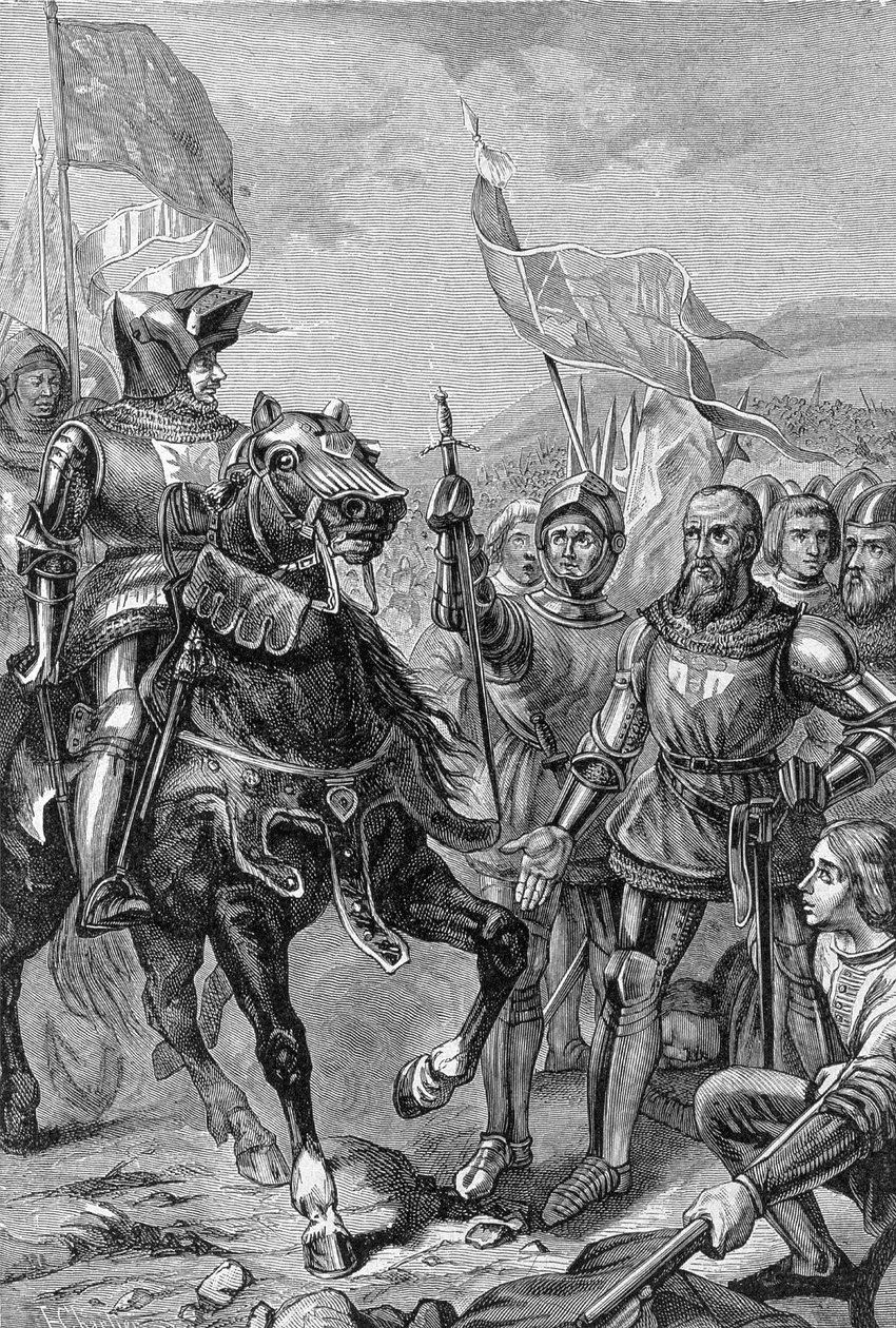 Schlacht von Cocherel (heute Houlbec-Cocherel, nahe Evreux), 16. Mai von Unknown artist