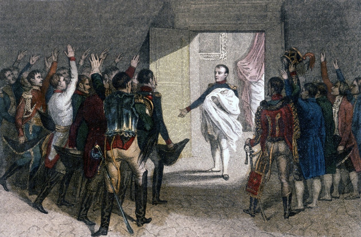 Geburt des Königs von Rom (Napoleon II), Sohn von Kaiser Napoleon I (1769-1821) von Unknown artist