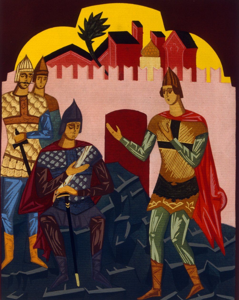 Boris Godunov, Kostümentwurf für die Oper von Modest Mussorgsky von Unknown Artist