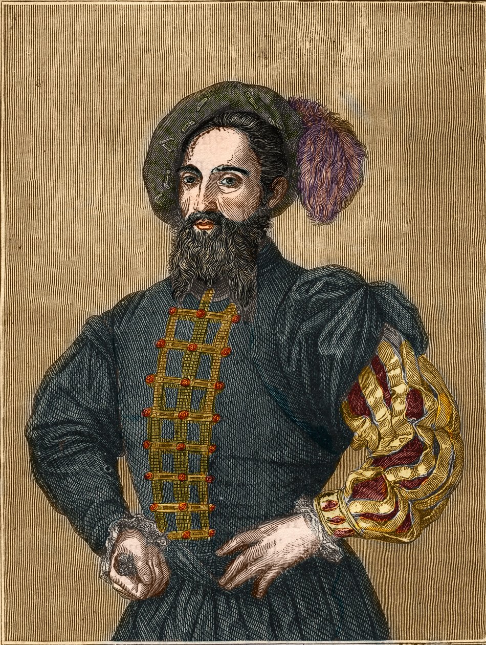 Cesare Borgia (1475-1507) Herzog von Valencia. (Gravur) (19. Jahrhundert) von Unknown artist