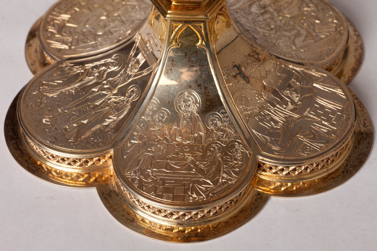 Kelch. Goldschmiedearbeit, Schmuck von Unknown artist