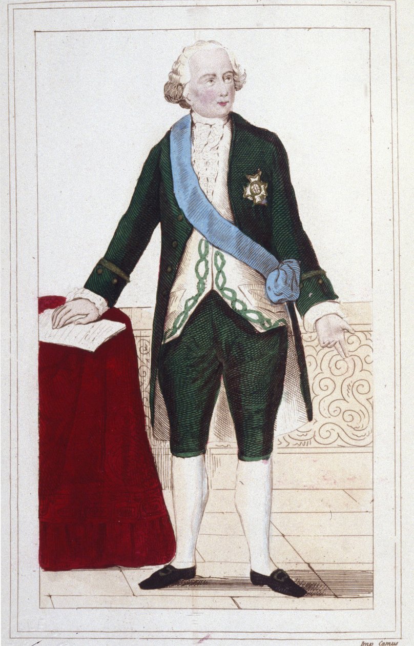 Charles Gravier, Graf von Vergennes (1719-1787), französischer Staatsmann und Diplomat von Unknown artist