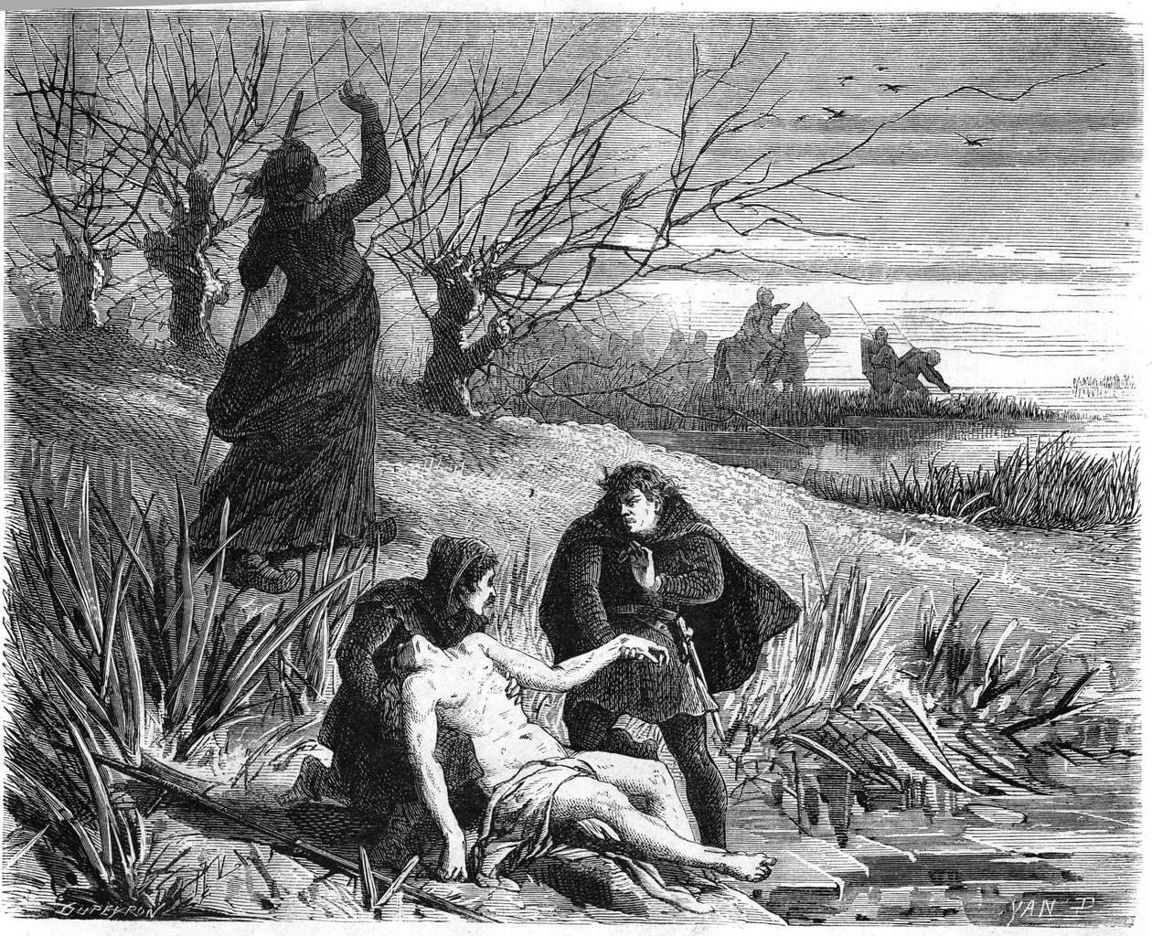 Tod von Karl dem Kühnen am 5. Januar 1477 vor den Mauern von Nancy von Unknown artist