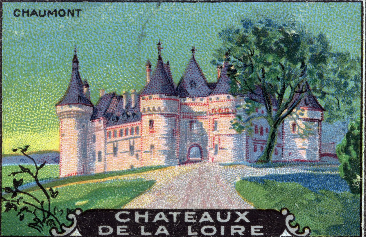 Schlösser der Loire: Chaumont-sur-Loire, Loir-et-Cher, Centre, Frankreich, Anfang 20. Jahrhundert von Unknown Artist