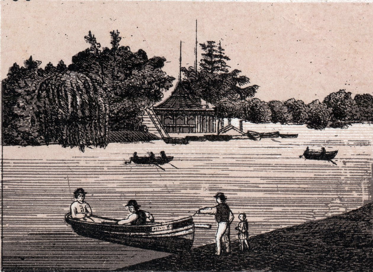 Chicago, Vereinigte Staaten: Blick auf den Central Park von Unknown artist