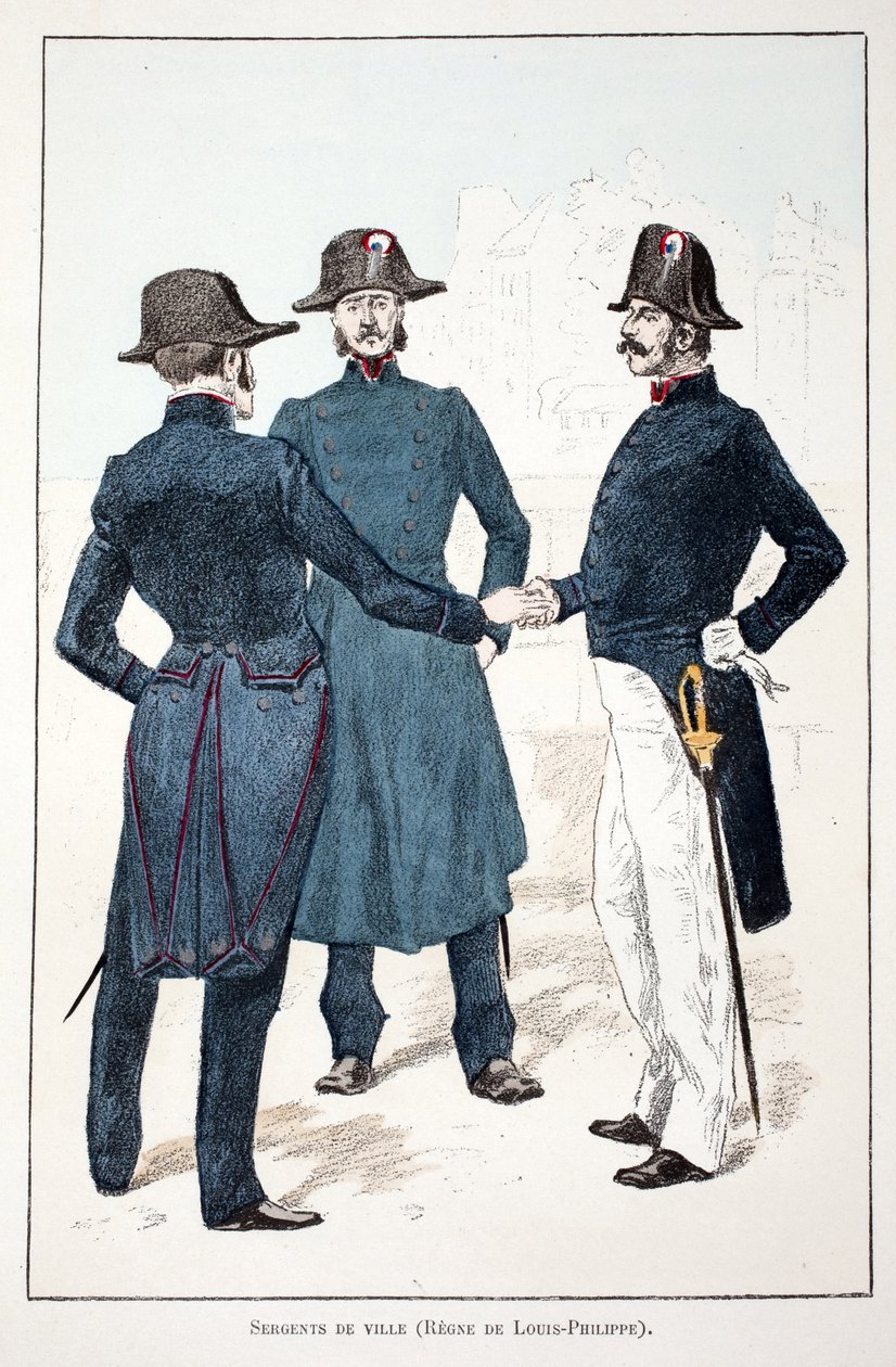 Stadtsergeanten, Regierungszeit von Louis-Philippe I. (Louis Philippe) d