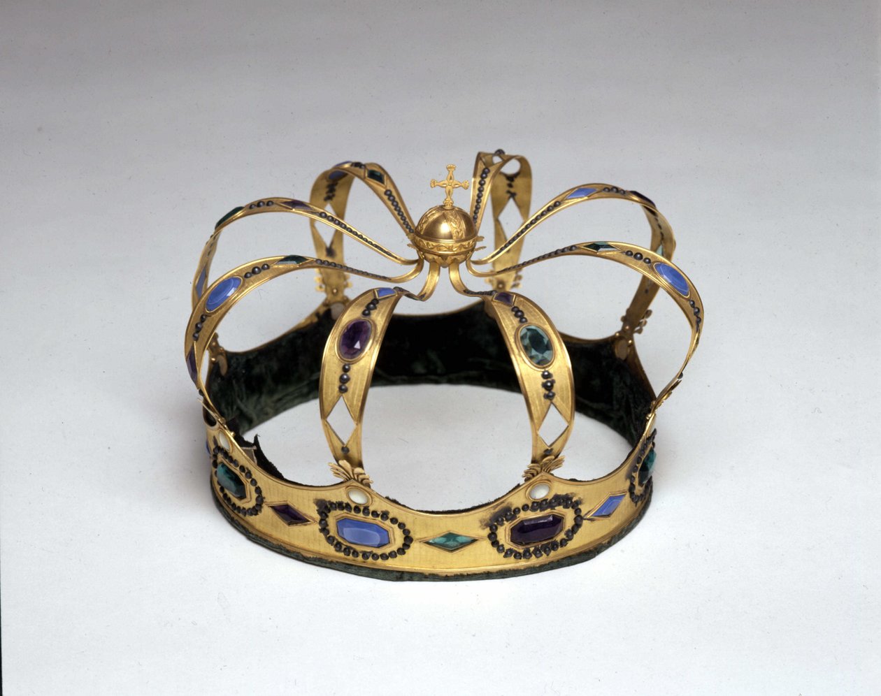 Krone aus Gold und Edelsteinen des Königs von Italien von Napoleon Bonaparte. Risorgimento Museum. Mailand von Unknown artist