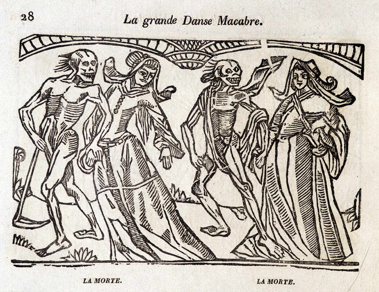 Totentanz - Gravur von Unknown artist