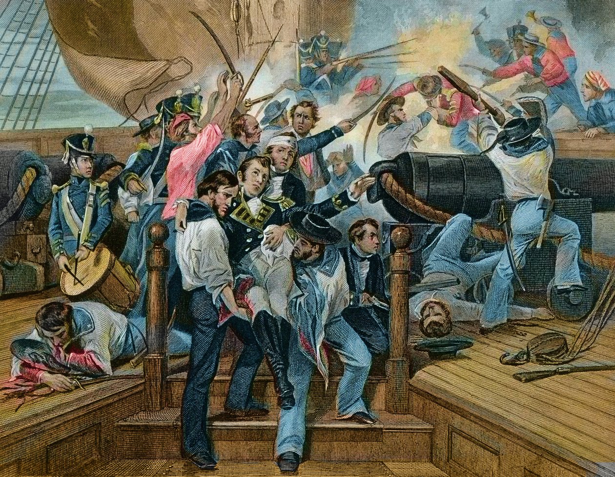 Gib das Schiff nicht auf - Anglo-Amerikanischer Krieg, die Vereinigten Staaten von Unknown artist