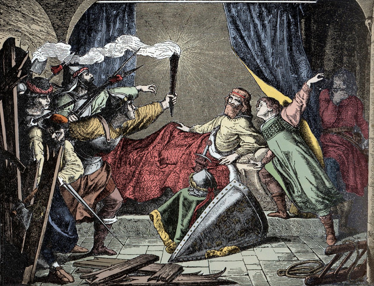 Friedrich Barbarossa in Susa - Kaiser Friedrich Barbarossa (Friedrich I. von Hohenstaufen) von Unknown artist