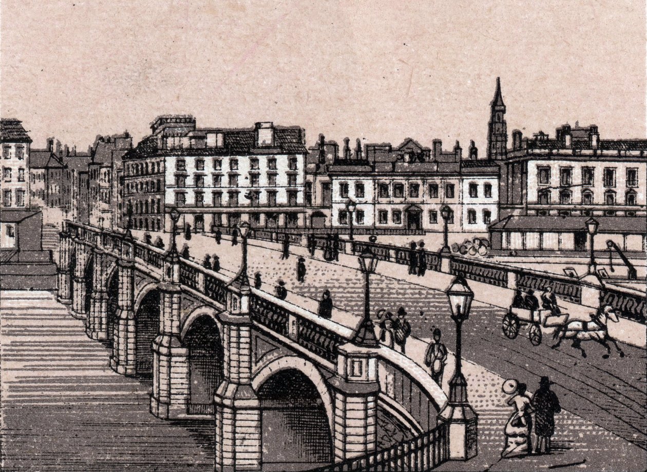 Glasgow, Schottland: Blick auf die Broomielaw-Brücke. aus 