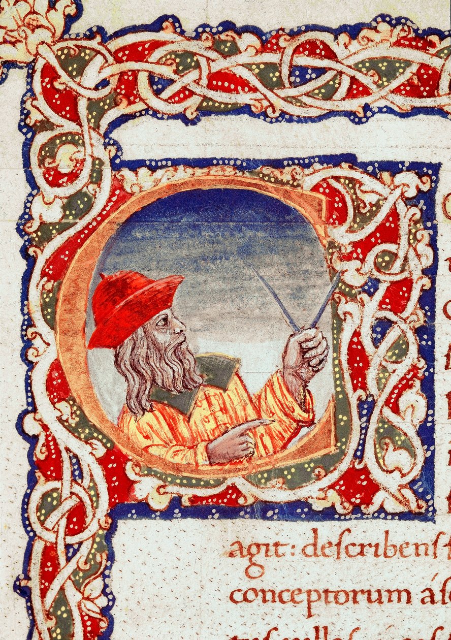 Griechischer Astronom Claudius Ptolemäus bei Berechnungen von Unknown artist