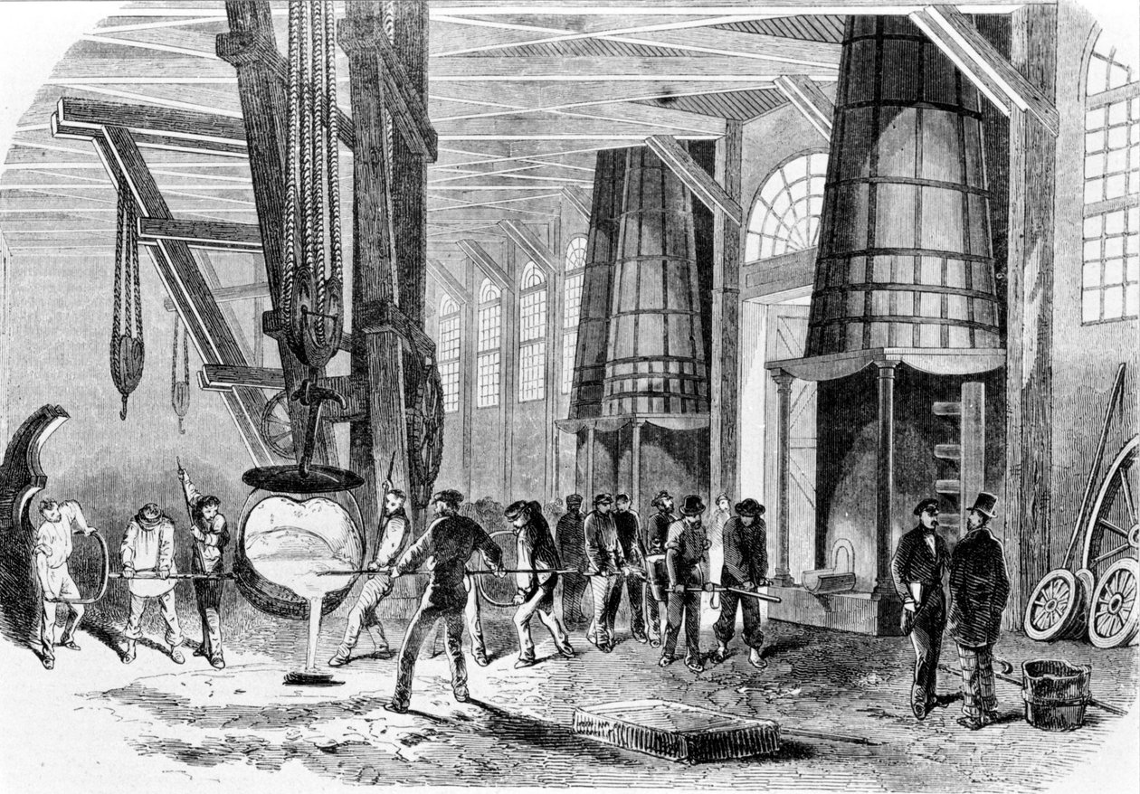 Gießerei von Grenelle im Jahr 1885 von Unknown artist