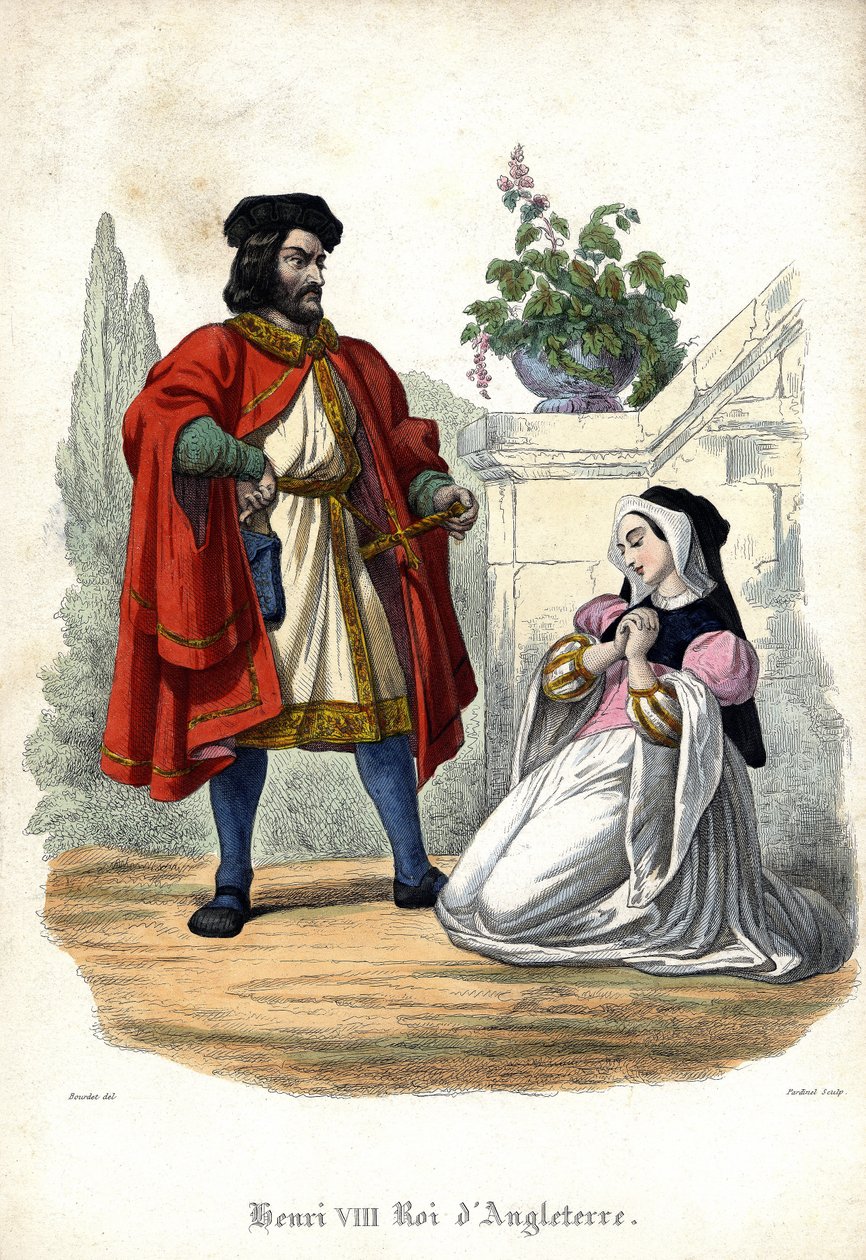 Heinrich VIII. (1491 - 1547) und Anne Boleyn von Unknown artist