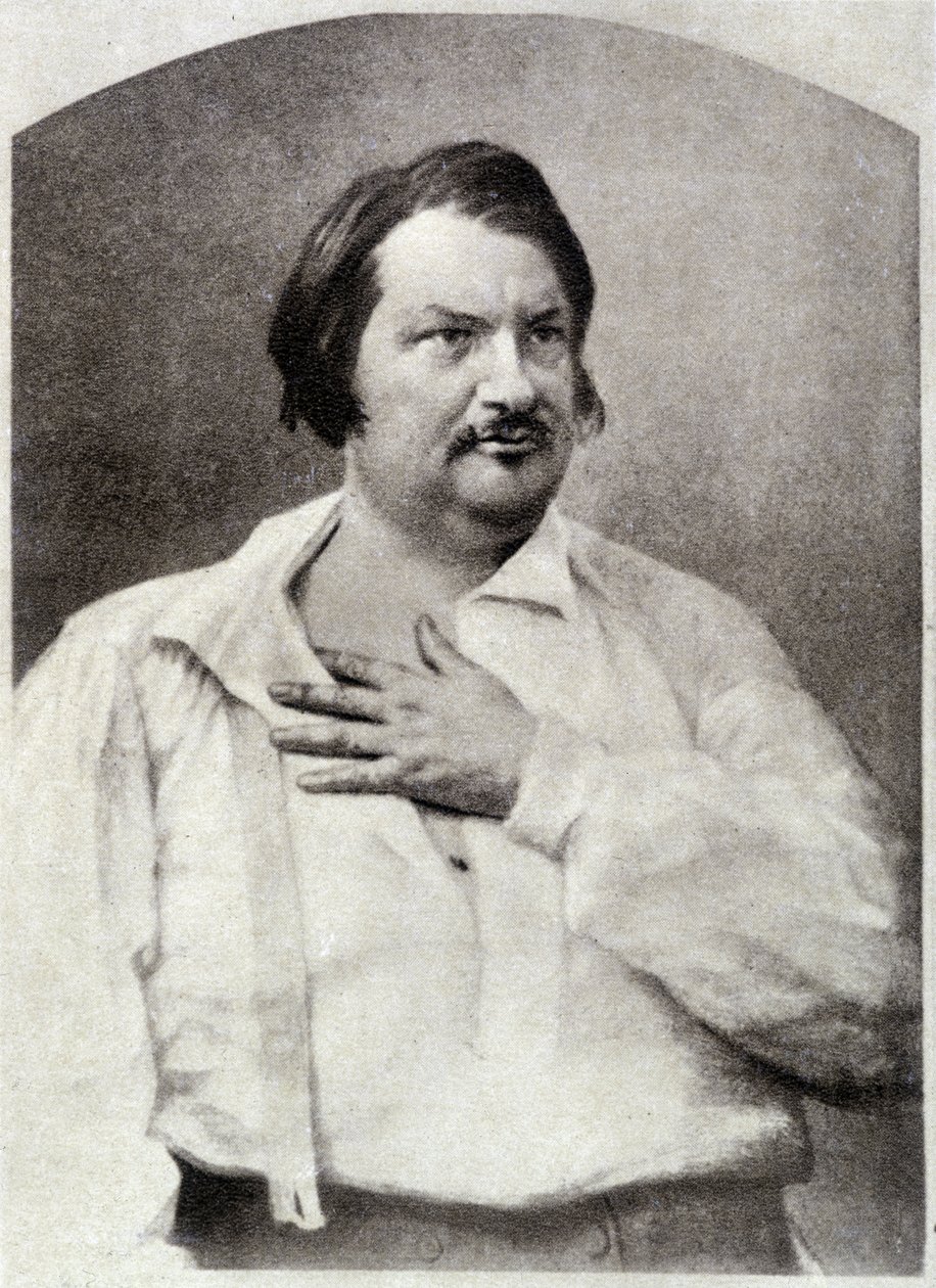 Honoré de Balzac, um 1850 von Unknown artist