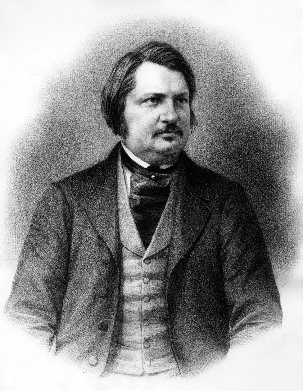 Honoré de Balzac (1799-1850), französischer Schriftsteller, ca. 1840 von Unknown artist