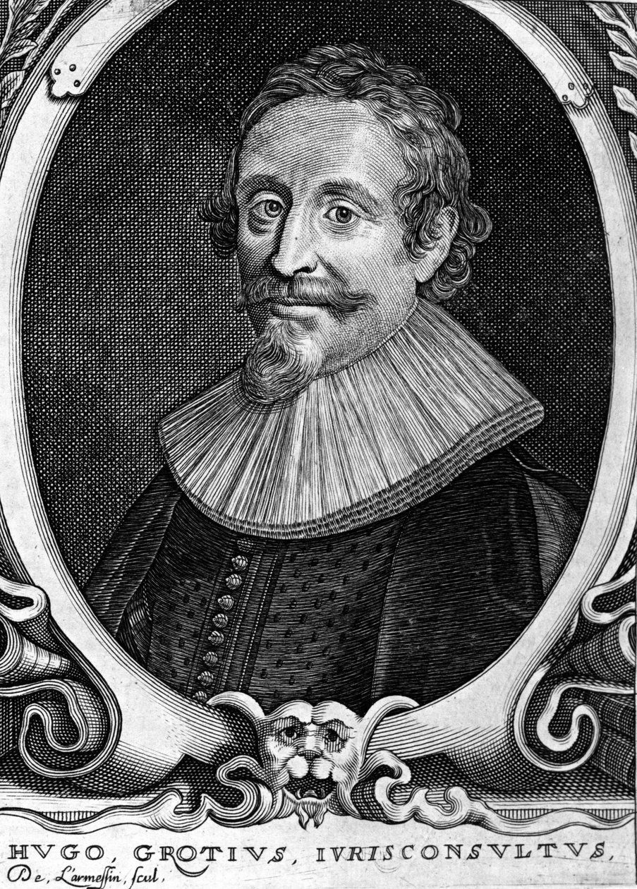 Hugo Grotius (1583-1645) (Huig de Groot), niederländischer Jurist und Diplomat. von Unknown artist