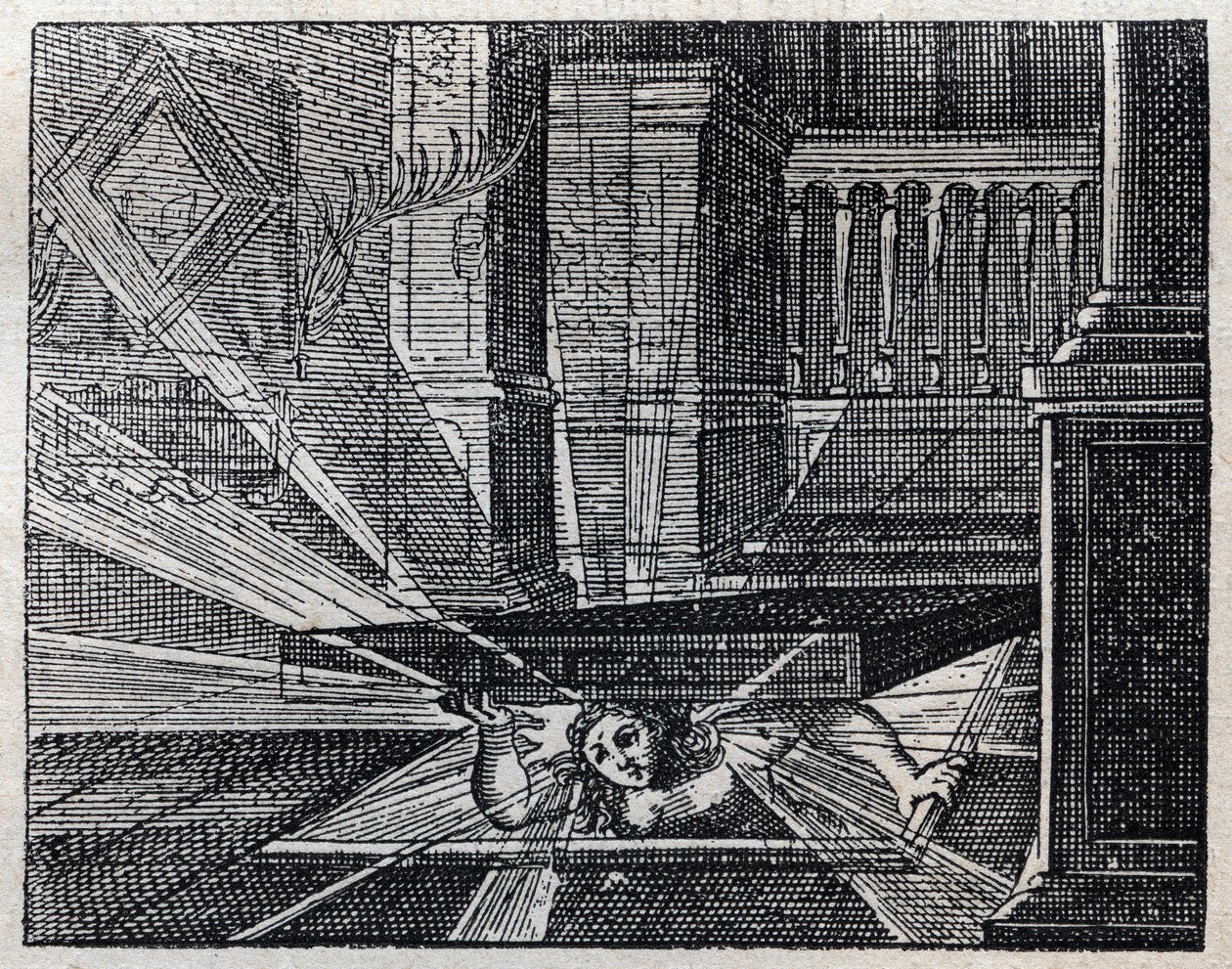 Italienische Sprichwörter: Verita non pua star sepolta - Die Wahrheit kann nicht begraben bleiben. Gravur des 19. Jahrhunderts von Unknown artist