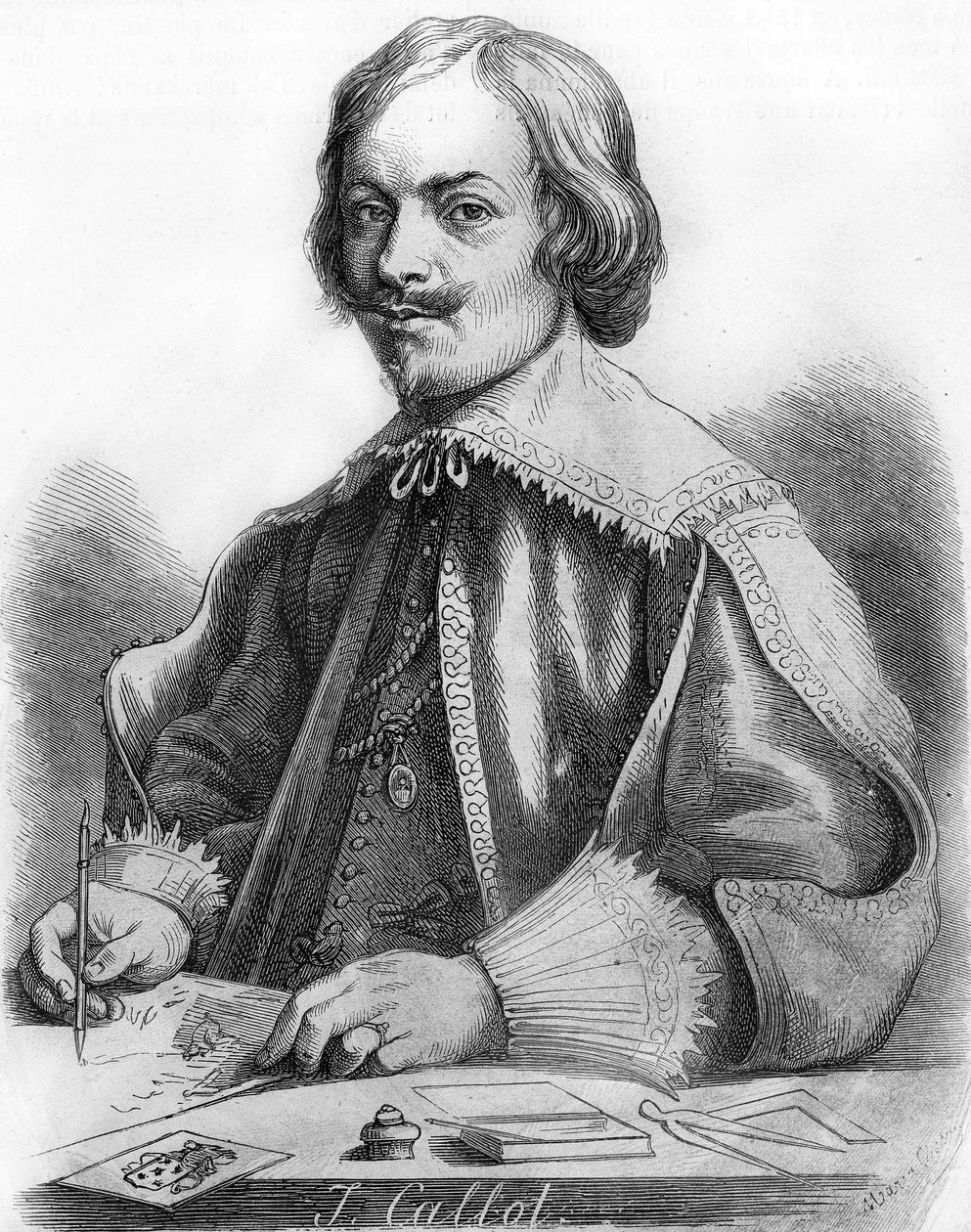 Jacques Callot, französischer Karikaturist und Graveur (Nancy) von Unknown artist